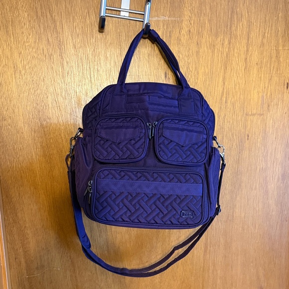 lug Handbags - Lug Mini Puddle Jumper Brushed Concord Purple Like New